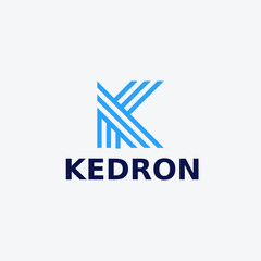 Fototapeta premium Letter K Simple Monogram Logo