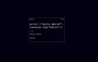 Programming Terminal Wallpaper Design