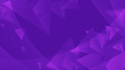 purple Blue triangle 3d crystal web banner bright background with dots and wave digital web background or print and has space to wright social media post FB cover Facebook Banner