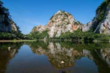 THAILAND RATCHABURI KHAO NGU MOUNTAIN PARK