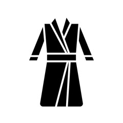 bathrobe glyph icon