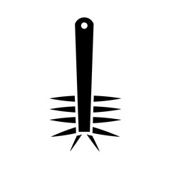 brush toilet glyph icon