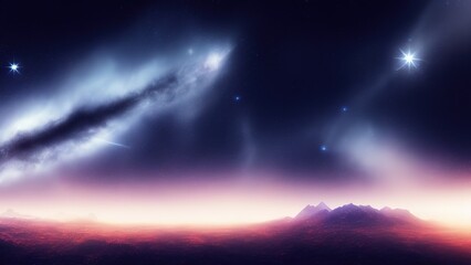Fototapeta na wymiar Night sky with beautiful light texture background.