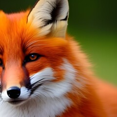 Obraz premium Fiery fox
