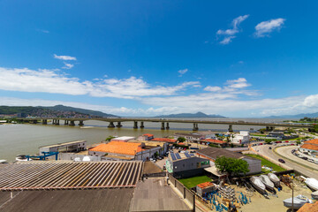 Fototapeta premium ponte de Florianopolis Santa Catarina Brasil Florianópolis