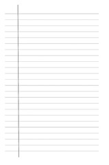 blank notebook sheet