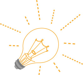 Light bulb, light bulb idea concept, Light bulb PNG