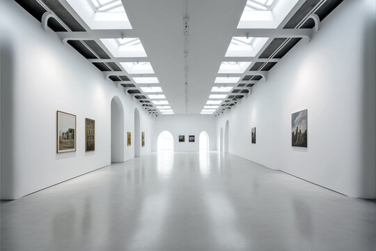 Museum of modern art, expo hall, generative ai