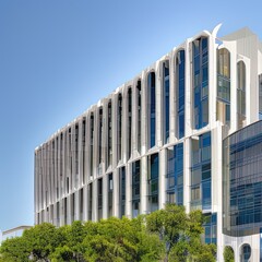 Futuristic building - generative ai