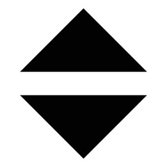 up and down arrow icon for web user interface and mobile design