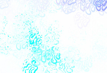 Fototapeta na wymiar Light Pink, Blue vector texture with abstract forms.