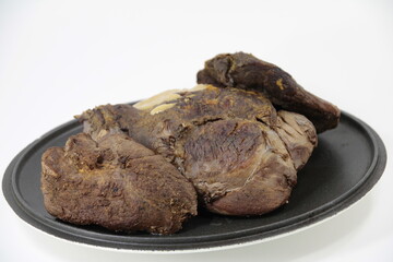 im backofen gebratene rehkeule