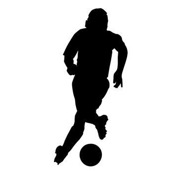 recommend clip art: soccer player silhouette