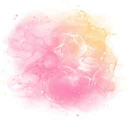 alcohol ink pink pastel