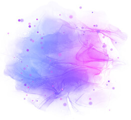 alcohol ink purple