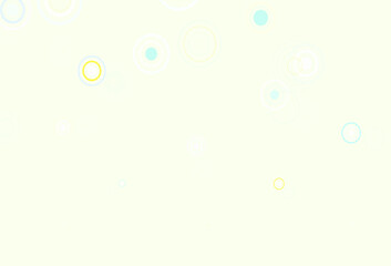 Light Multicolor vector layout with circle shapes.