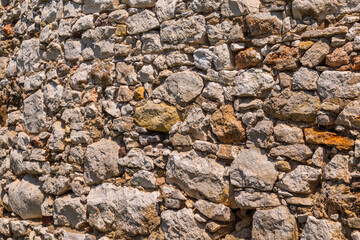 old vintage stone wall