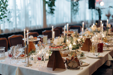 wedding table setting