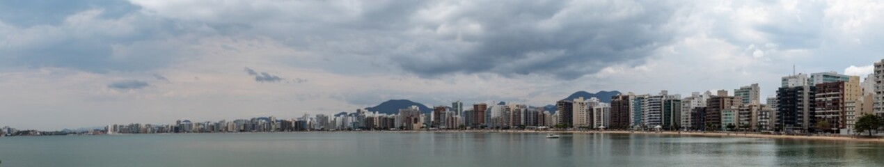 Obraz premium panorâmica da Praia do Morro Guarapari de Vitória, Espírito Santo, Brasil