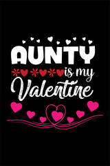 Happy valentines day t-shirt design typography vector illustration