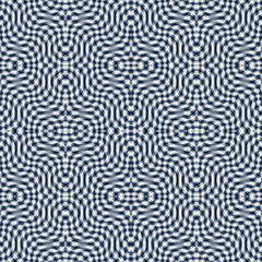 Seamless metallic blue radial zigzag pattern design. vector illustration. graphic design, fabric, packaging paper, print