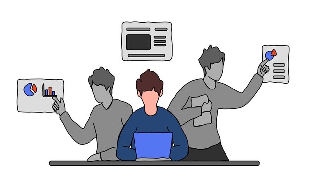 Multi Tasking Many Arms Images – Browse 982 Stock Photos, Vectors, and ...