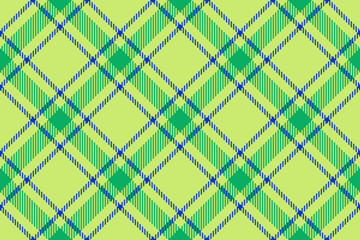 Textile tartan fabric. Plaid check pattern. Vector texture seamless background.