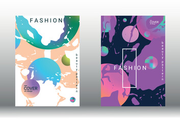 Future futuristic template with abstract forms for banner design, poster, booklet, report, journal.