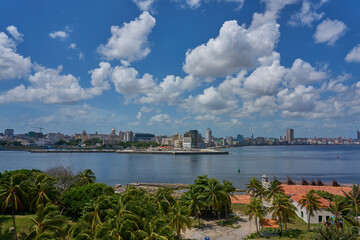 colonial latin Havana panoramic cityscape     