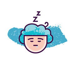 Modern outline style emoji icon. Simple emoticon pictogram.