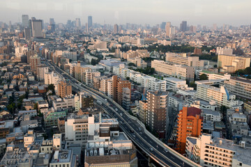 Obraz premium View from famuos skyscraper 