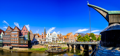 famous old town of Lueneburg - germany