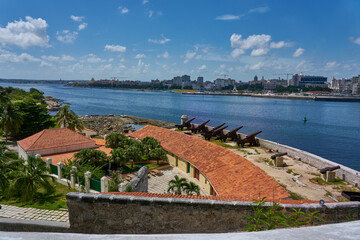 colonial latin Havana panoramic cityscape     