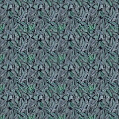 Seamless pattern Illustration the fern