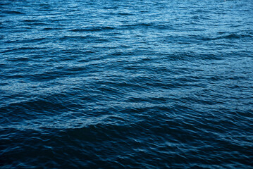 Fototapeta na wymiar Abstract background surface of the Adriatic blue sea
