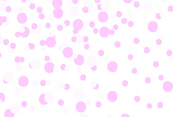 Light Pink, Green vector layout with circle shapes.