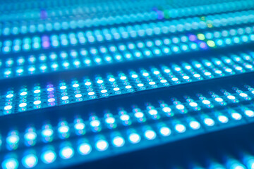 colour of led rigid strip lighht : two of led light line on Blue.