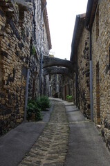 Medieval village of Mirabel in Ardeche in France, Europe