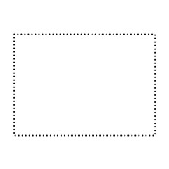 Colorado state of United States of America, USA. Simplified thick black outline map. Simple flat vector illustration