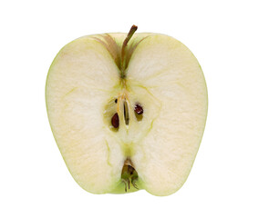 green apple isolated on white