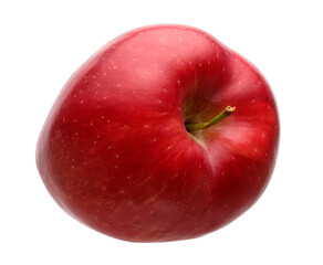 red apple isolated on white