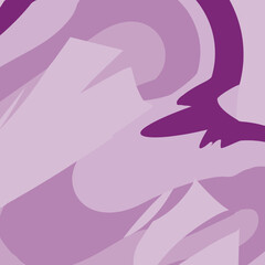 Bright abstract pattern in trendy lilac hues. Background texture from different type of line
