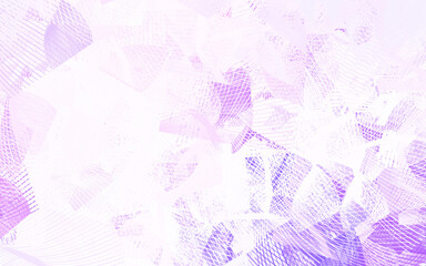 Light Purple vector template with chaotic shapes.