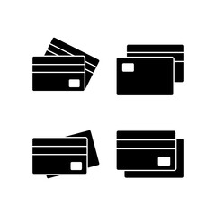 Credit card icon vector for web and mobile app. Credit card payment sign and symbol