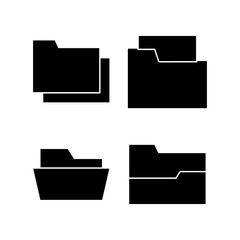 Folder icon vector for web and mobile app. folder sign and symbol