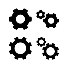 setting Icon vector for web and mobile app. Cog settings sign and symbol. Gear Sign