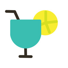 Cocktail Flat Icon