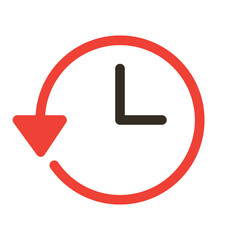 Anti Clockwise Flat Icon