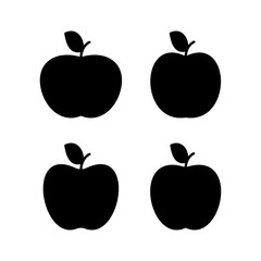 Apple icon vector for web and mobile app. Apple sign and symbols for web design.