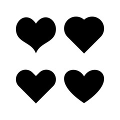 Love icon vector for web and mobile app. Heart sign and symbol. Like icon vector.